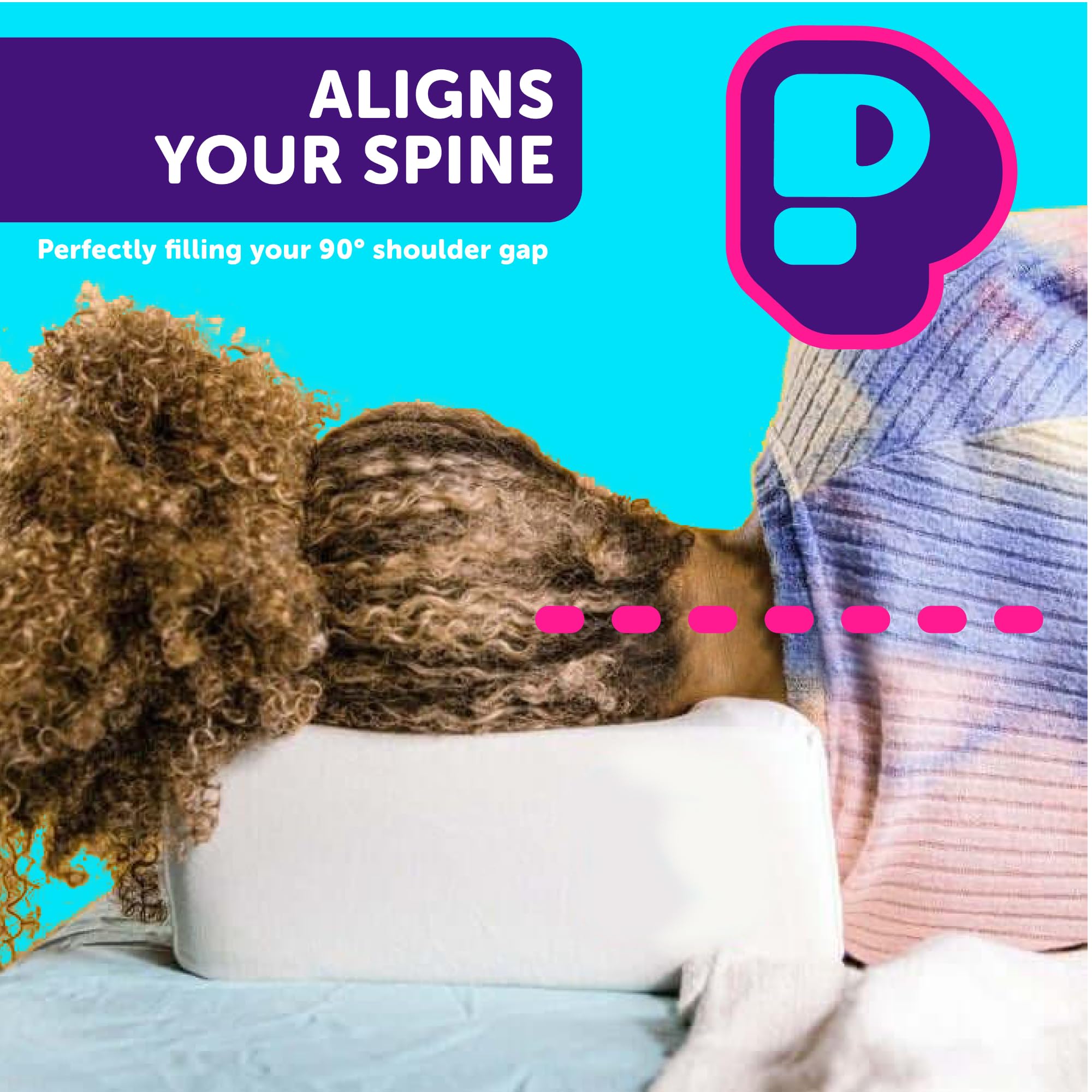 Amazon｜ピローキューブ サイドキューブ - 横に寝る方のための5インチ